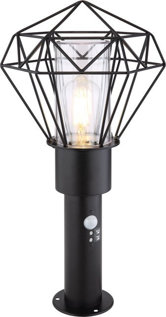 Globo Lighting Außenleuchte HORACE als moderne LED-Pollerleuchte in Schwarz - Bild 1