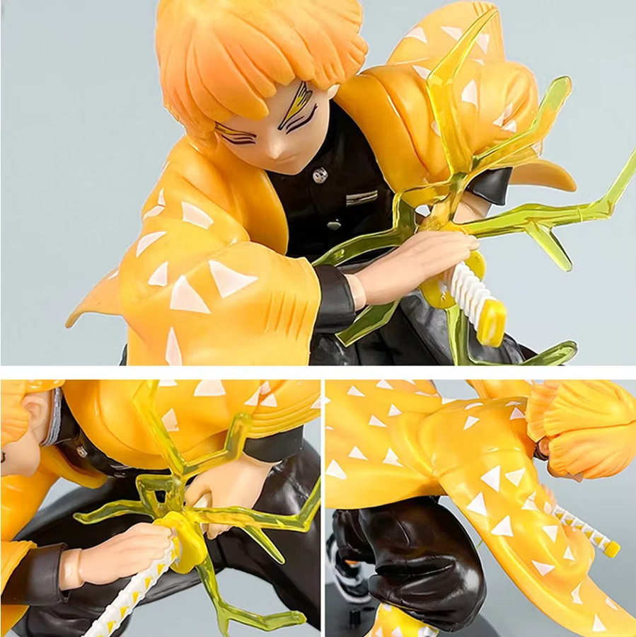 Bandai Demon Slayer Tanjirou Agatsuma Zenitsu Kyoujurou, Actionfigur, PVC-Modell - Bild 3