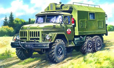 ICM ZiL-131 Command Post, Fahrzeug, 1:72, Grün - Bild 1