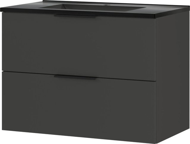 Germania WT-Unterschrank Crandon in Graphit-Schwarz, B/T/H: 81 x 47 x 61 cm - Bild 1