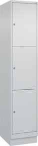 C+P Schließfachschrank Classic PLUS mit Sockel und 1 Abteil in Lichtgrau, H x B x T: 195 x 40 x 50 cm - Bild 1