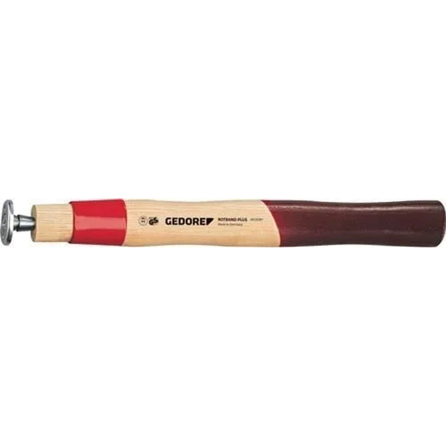 Gedore Rotband-Plus Schlosserhammerstiel aus Hickory Holz in Rot, Länge: 35 cm - Bild 2