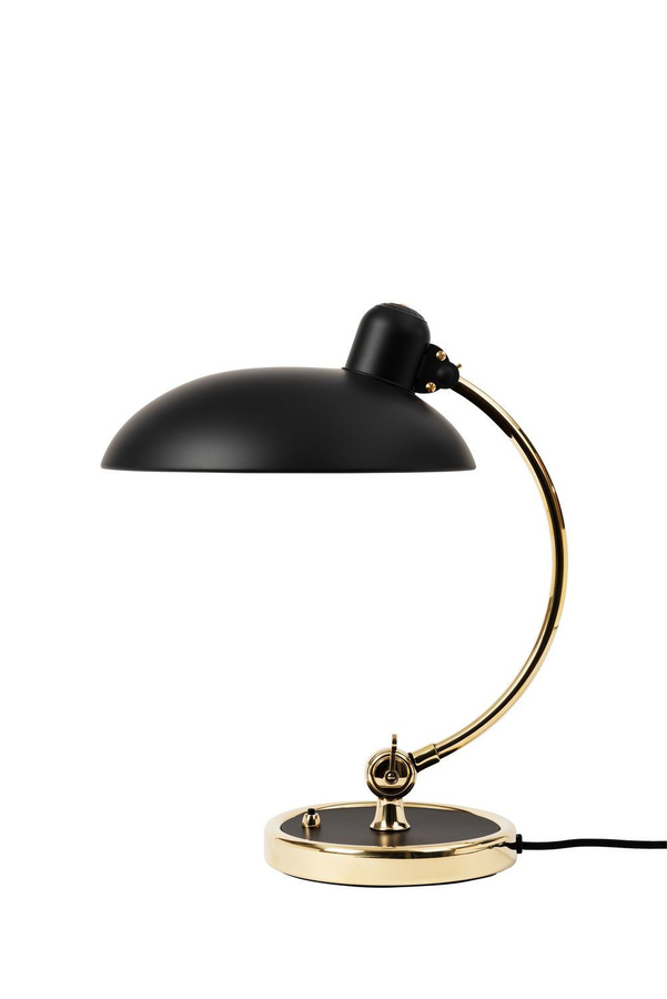 Fritz Hansen Kaiser Idell 6331 T Luxus Sonderedition Schreibtischlampe aus Messing in Gold und Schwarz - Bild 2