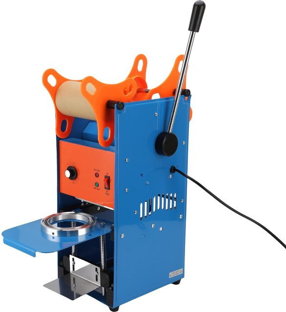 Aimo Elektrische Dosenversiegelungsmaschine in Blau für Becher mit 75mm, 90mm oder 95mm Durchmesser und bis zu 190mm Höhe - Bild 1