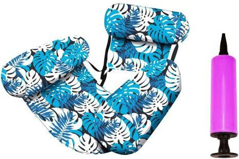 Aufblasbarer Poolschwimmer für Erwachsene von daichunyinha, verdickter PVC Liegestuhl in Multicolour für Schwimmbad, See und Strand - Bild 1