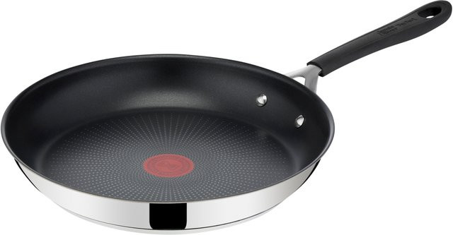 Jamie Oliver by Tefal Edelstahl-Bratpfanne Quick & Easy mit Non-Stick-Beschichtung, Farbe: Silber, Durchmesser: 24 cm - Bild 1