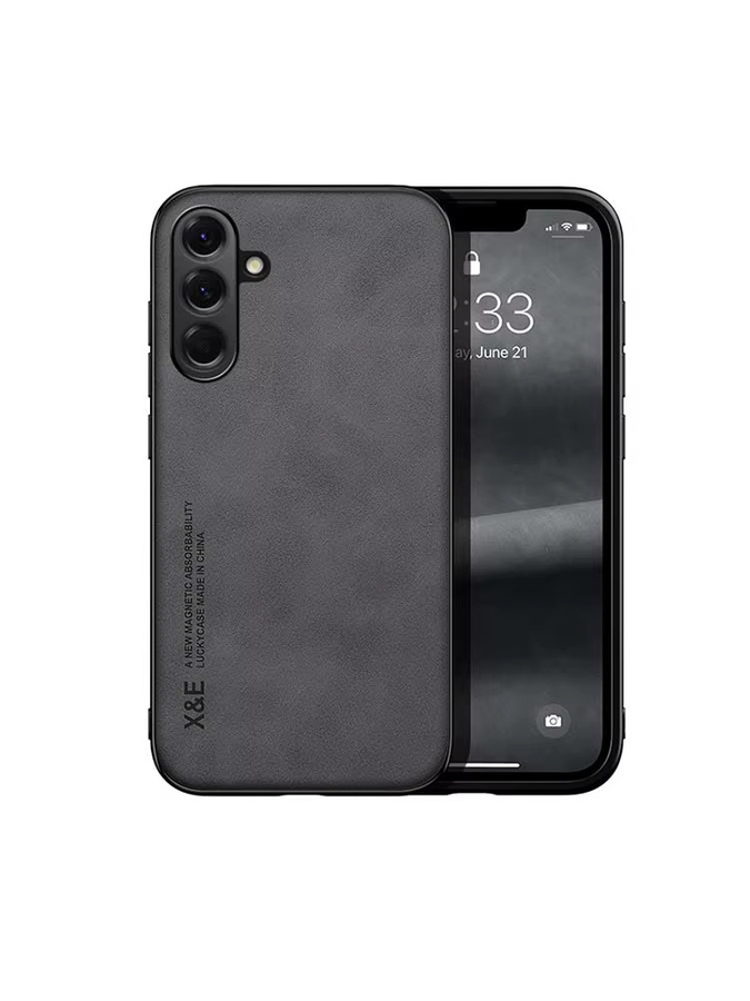Stoßfeste Schutzhülle für Samsung Galaxy mit magnetischer Autohalterung in Grau - Bild 5