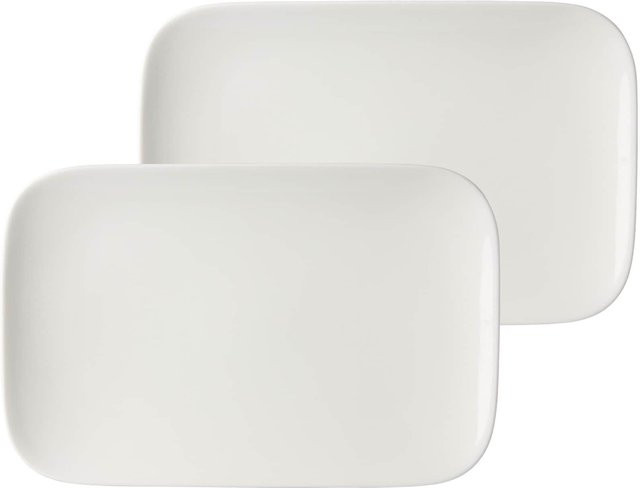 Ritzenhoff & Breker Servierplatten Arena Weiß, 2er Set, B: 33,5 cm, T: 22 cm - Bild 1