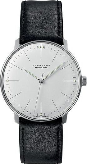 Junghans Armbanduhr Automatik, Edelstahl, Leder, 38 mm, Herren - Bild 1