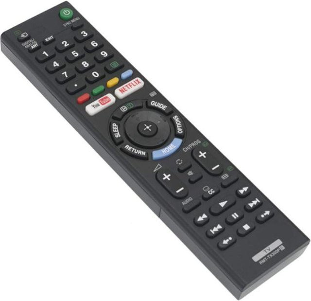 Sony RMT-TX300E Fernbedienung für LED Smart TV und LCD mit Netflix und Youtube Tasten in Grau - Bild 1