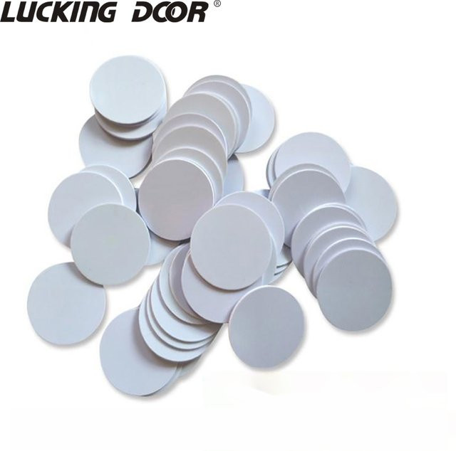LUCKING DOOR NFC NTAG215 Münzkarten RFID Tags 13,56 MHz in Weiß, 50 Stück - Bild 1