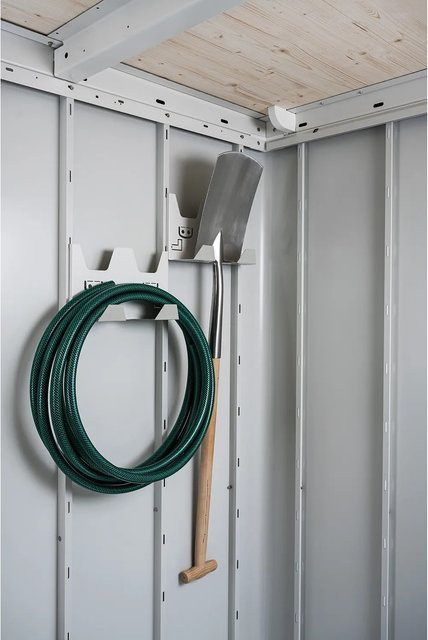 Biohort Gerätehalter für das Gerätehaus Neo, 2er-Pack, Grau - Bild 1