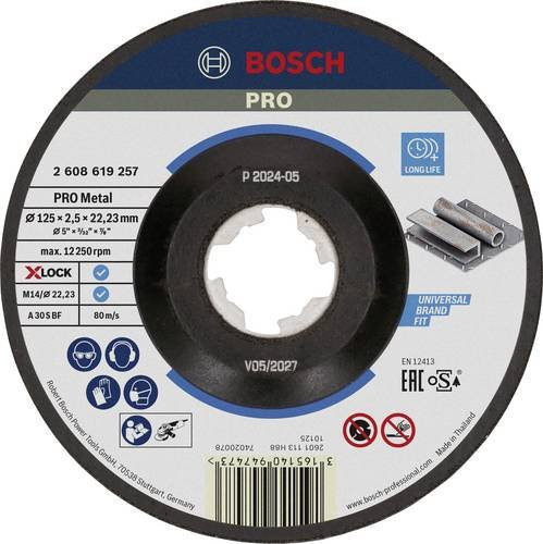 Bosch Expert Trennscheibe X-LOCK gekröpft A 30 S BF für Metall Durchmesser: 125 mm, Bohrung: 22,23 mm, Dicke: 2,5 mm - Bild 1