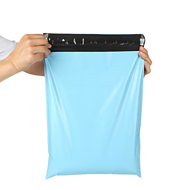 INPLUSTOP Poly-Versandtaschen aus Kunststoff, wasserdicht und selbstklebend, Blau, B: 27,0 cm, H: 20,0 cm, T: 15,0 cm - Bild 2