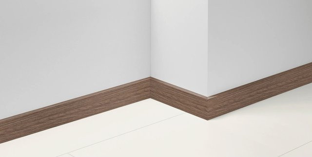 Parador Sockelleiste SL 18 Eiche D003 braun mit Kabelkanal aus MDF, H x B x T: 70 x 17 x 2200 mm - Bild 1