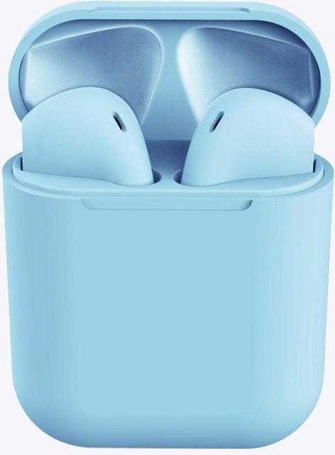 EONIX Inpods12 TWS Bluetooth 5.0 Kopfhörer kabelloses Headset für iPhone und Android in Blau - Bild 1