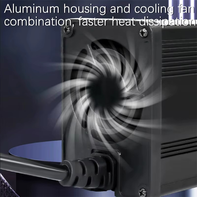 Southrol Lithium-Batterie Ladegerät für Li-Ion und LiFePO4, Schwarz, 10A/20A einstellbar für 24V 48V 58,4V 60V 67,2V 72V 84V (8S bis 24S) - Bild 4