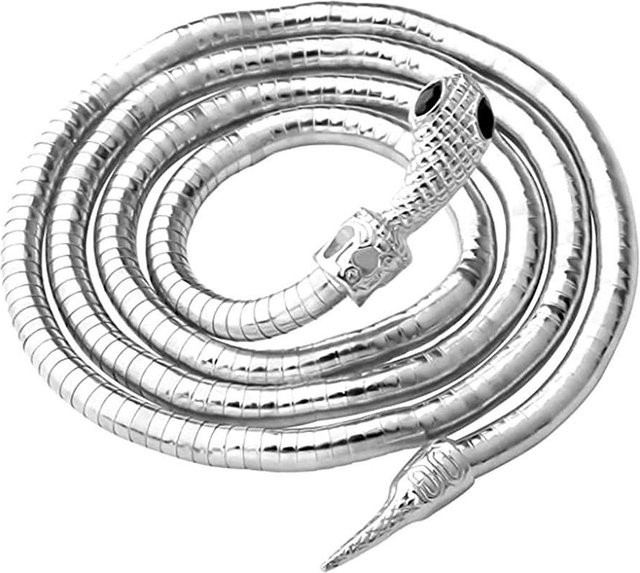 Halskette Schlange, mehrschichtig, gray, Unisex - Bild 1