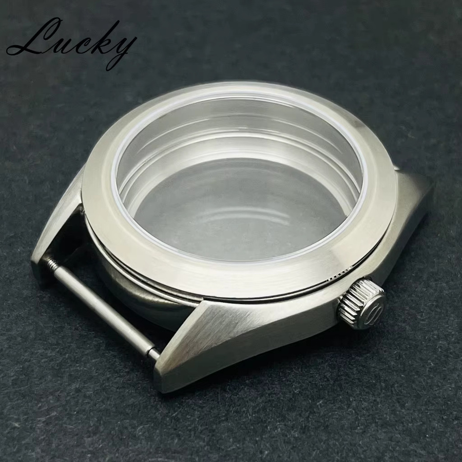 MUZHI Uhrengehäuse, 38 mm, Silber, Sapphire Kristall, 200 m Wasserdicht - Bild 2