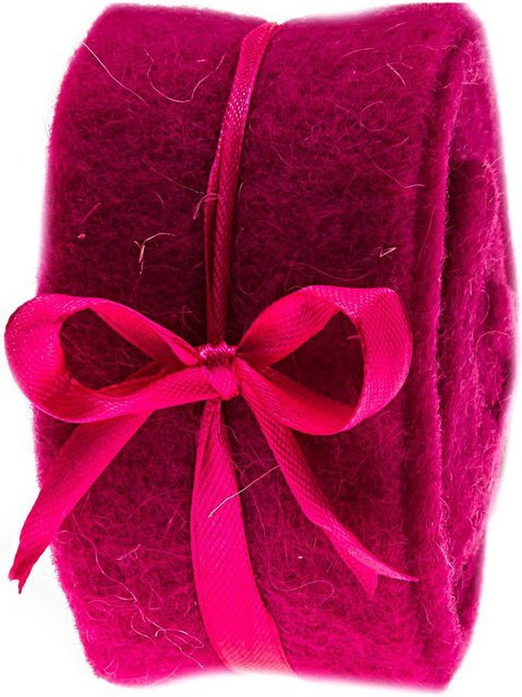 idee. Creativmarkt Dekoband aus Filz in Pink, Breite: 5 cm, Länge: 200 cm - Bild 1