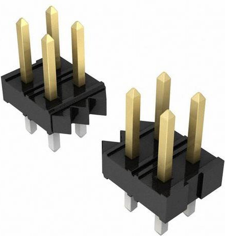 Molex Stiftleiste Standard 877583816 in Schwarz und Gold - Bild 1