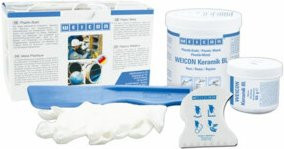 Weicon Keramik BL Epoxidharz in Weiß, 0,5 kg - Bild 1
