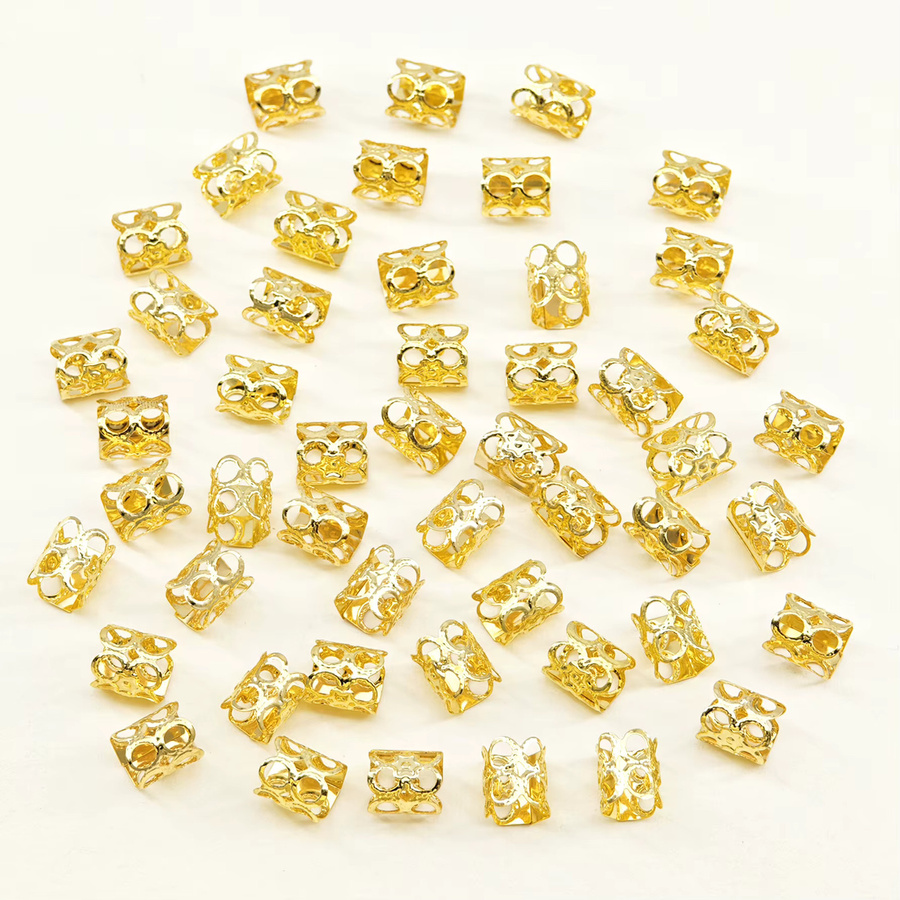 Haarringe Metall, Gold, Damen - Bild 2