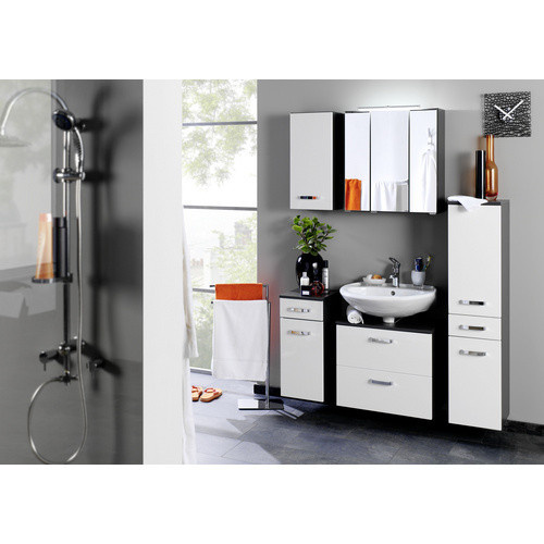 Waschbeckenunterschrank Bologna von HELD MÖBEL in Weiss mit Soft-Close-Türen und internen Schubladen, B/H/T: 60 x 54 x 35 cm - Bild 2