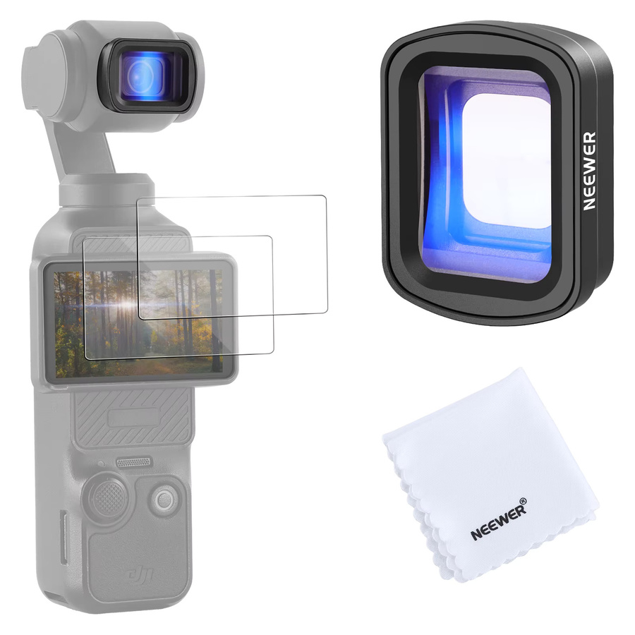 NEEWER 1,2x Anamorphische Linse in Blau für DJI Osmo Pocket 3 mit magnetischem HD-Objektiv aus optischem Glas - Bild 5
