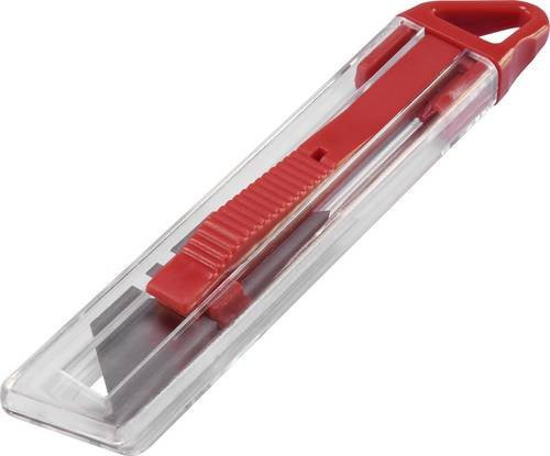 TOOLCRAFT Sicherheitsmesser rot mit ausfahrbarer Klinge 13 cm - Bild 1