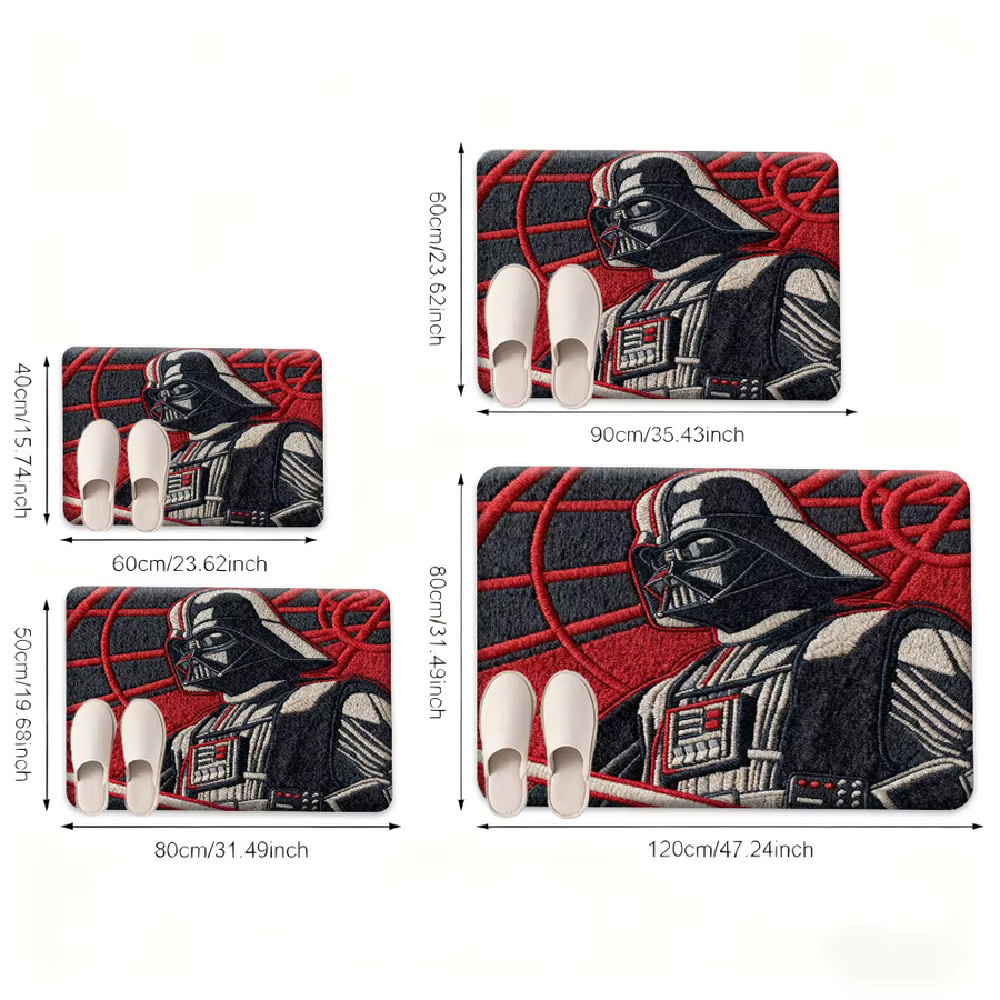 Star Wars Fußmatte von Beast Kingdom, flacher Teppich aus Polyester in Multicolour, B/T: 60 x 60 cm - Bild 3