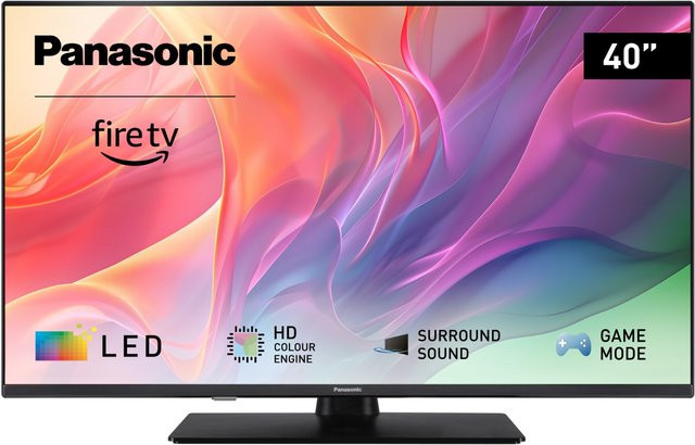 Panasonic TV-40S55AEZ Smart-TV mit LED-Technik in Silber, 100 cm (40 Zoll), Full HD, Sprachsteuerung, WLAN und Bluetooth - Bild 1