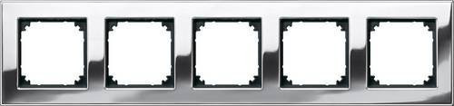 Merten Rahmen Abdeckung System M in Chrom/Silber - Bild 1