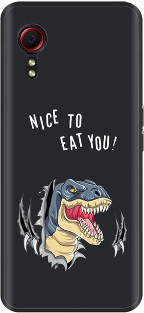 Samsung Galaxy Xcover 5 Silikon Handyhülle mit Stoßfänger Schutz in Schwarz für SM-G525F - Bild 1
