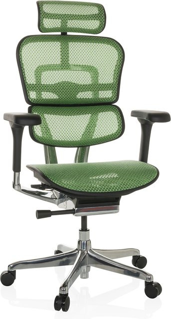 hjh OFFICE Luxus Chefsessel ERGOHUMAN GEN2 mit Netzstoff, Armlehnen und Kopfstütze, höhenverstellbar - Bild 1