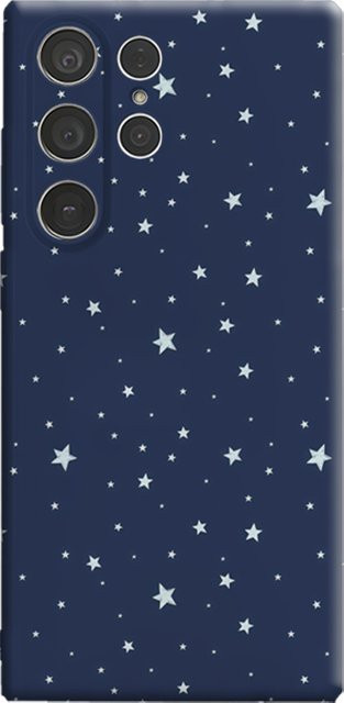 Stoßfeste doppellagige Handyhülle mit Marineblauem Lichtstern-Dekor für Samsung Galaxy S25 Ultra, S24 und S23 Ultra Plus - Bild 1