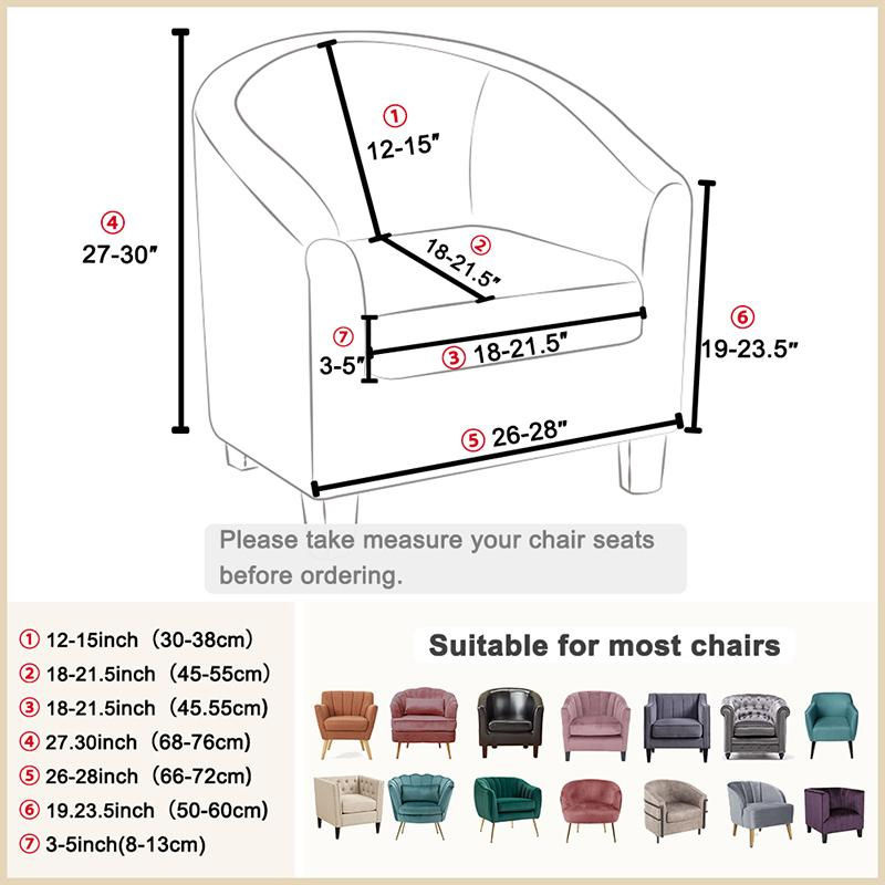 YZFZP Elastischer Jacquard-Sesselbezug für 1-Sitzer-Sofas, Waschbarer Schonbezug aus Polyester, Grau/Weiß - Bild 4