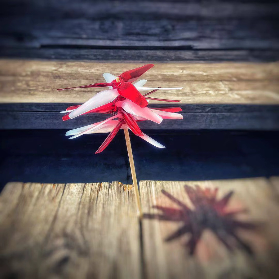 HQProp Ethix P4 Candy Cane 5-Zoll-3-Blatt-Propeller Set, 10 Paar (10CW+10CCW), Multicolour, 5.1x4x3 cm - Bild 2