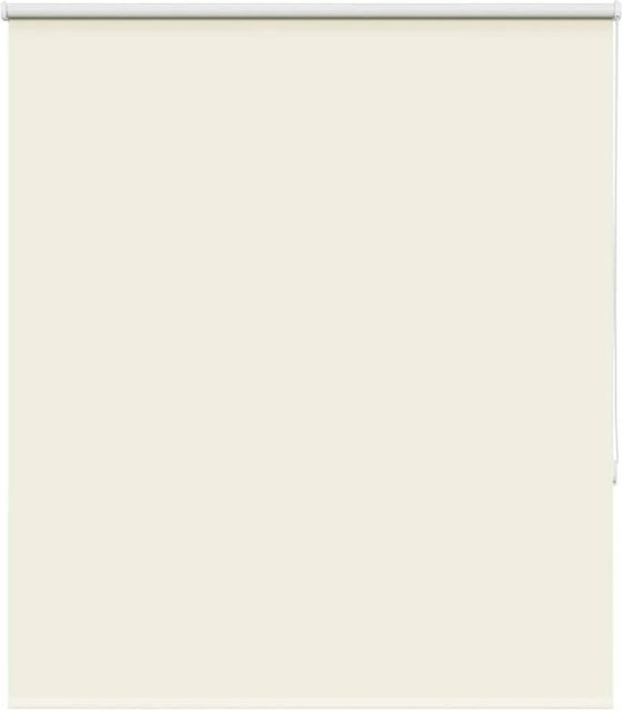 vidaXL Verdunkelungsrollo aus Polyester in Cremeweiß, B: 120 cm, H: 130 cm - Bild 1