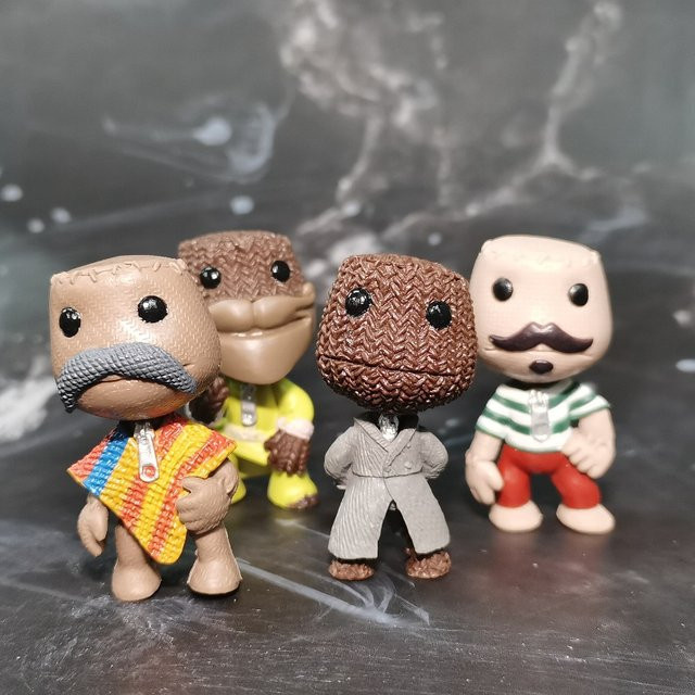 Playmates Little Big Planet Sackboy Actionfigur, Einzelfigur, Schwarz, Bunt / Mehrfarbig - Bild 1