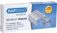 RAPESCO Heftklammern 923/6 aus Stahl in Silber - Bild 1