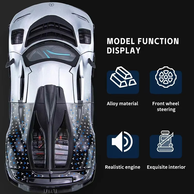 Maisto Mercedes-Benz Modellauto, 1:24, Metall, mit Licht und Sound - Bild 4