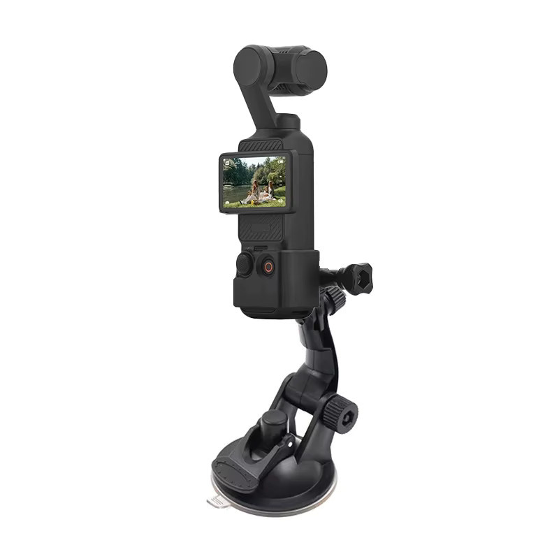 DJI Gimbal Autohalterung mit Saugnapf und Adapterclip für Osmo Pocket 1, 2 und Pocket 3 in Schwarz - Bild 2