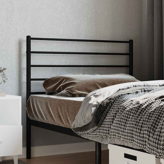 vidaXL Ersatz-Kopfteil aus Metall in Schwarz, klassisches Design - Bild 2