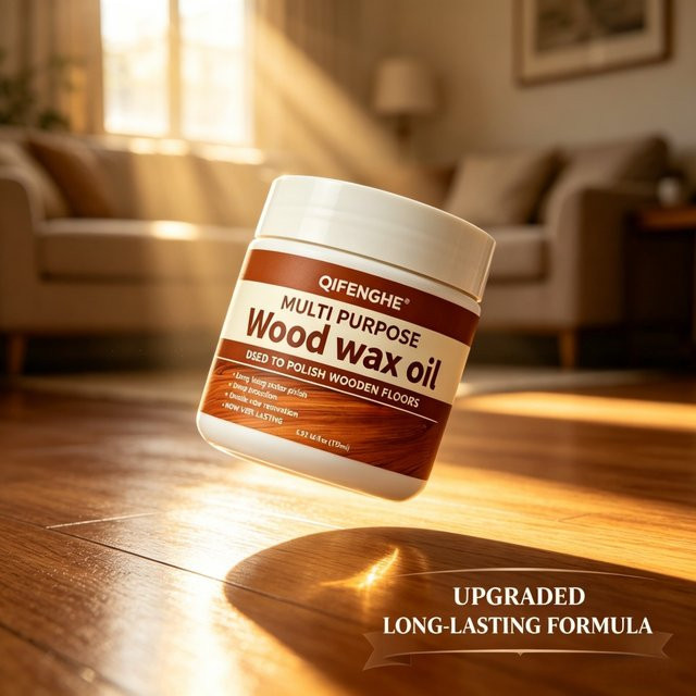 QIFENGHE Mehrzweck-Holzwachsöl zur Holzbodenpolitur für langanhaltenden Glanz und tiefgehenden Schutz, 175 ml - Bild 1