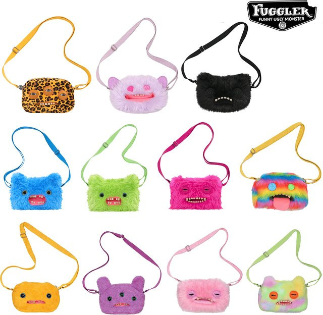 Fuggler Ugly Tooth Monster Plüschtasche, Umhängetasche, Geldbörse, Rucksack - Bild 1