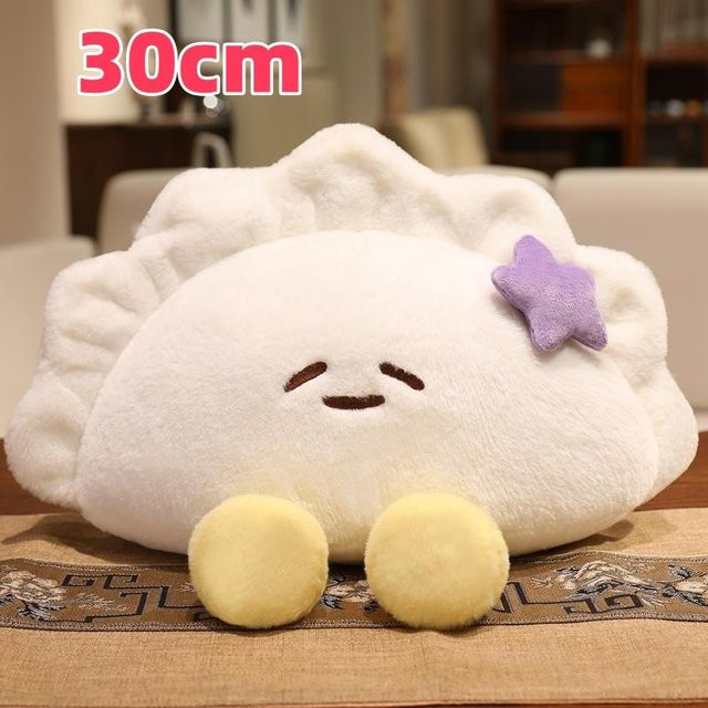Yiran toy Baozi Knödel Plüschtiere, Kissen, Weiß - Bild 1