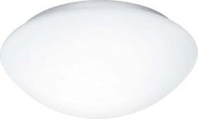 Steinel Sensor-Leuchte RS 10 mit Bewegungsmelder und Dämmerungssensor, Weiß, Opalglas, IP44, 75W, E27 - Bild 1