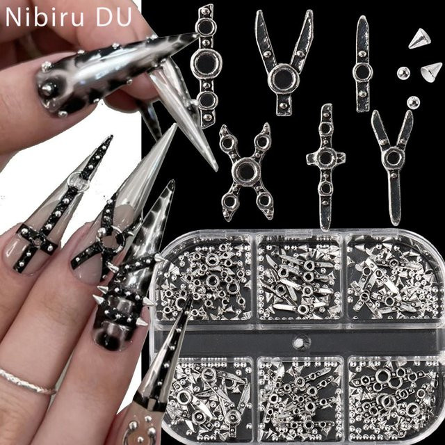 Nibiru DU Nail Art Gun, Black, Metallic - Bild 1