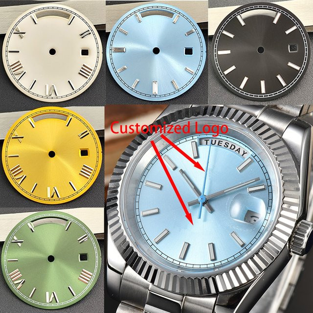 Dwayne Campbell Uhrenzubehör Zifferblatt, 31 mm, Silber, Unisex - Bild 1
